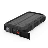 Solar Portable Powerbank Camping with Flashlight PD Charger solar powerbank