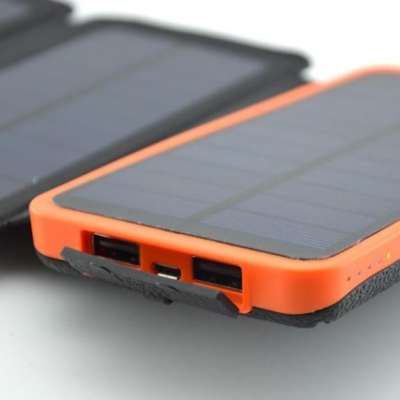 100% Full Charging By Sunlight Power Bank 16000mAh Waterproof USB Charger Portable Solar Panel power banks