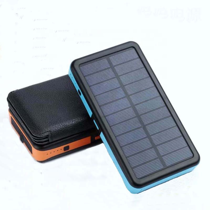 100% Full Charging by Sunlight Portable waterproof 8000mah, 10000mah, 30000mah solar powerbank 20000 mah